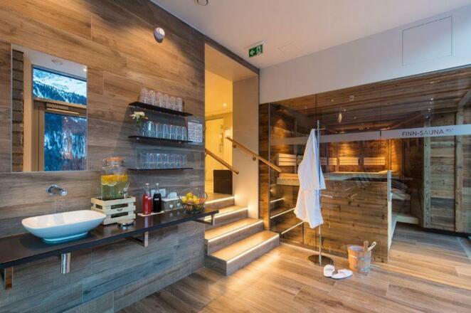 Wellnessbereich im Nebengebäude