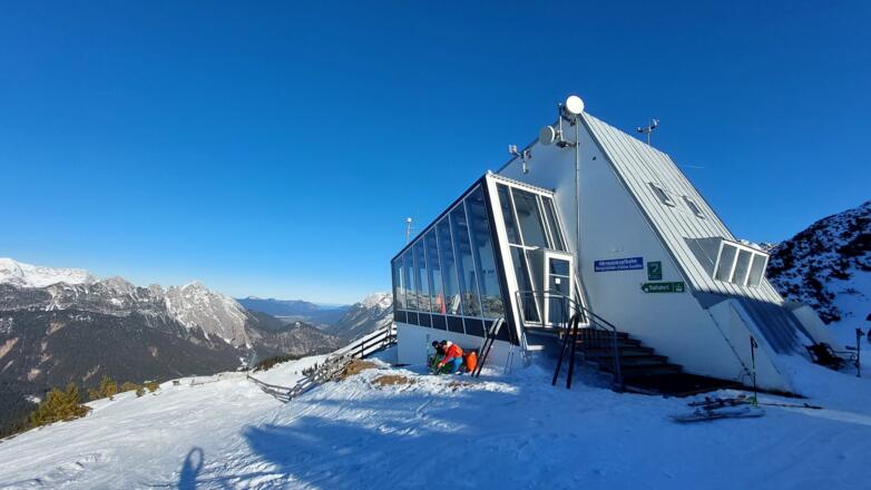 Bergstation Härmelekopfbahn, 2045 m.