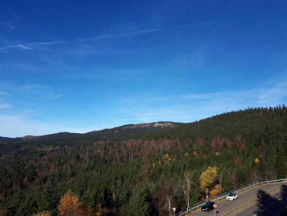 Aussicht von der Hindenburgkanzel