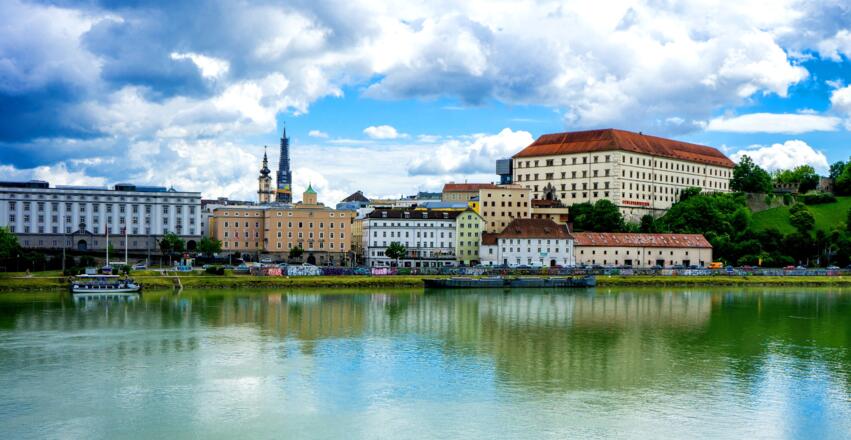 Linz an der Donau - die Hauptstadt von Oberösterreich