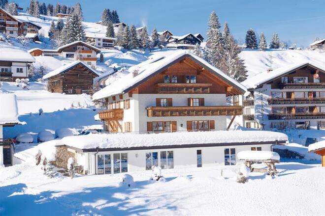 Haus Winterbild