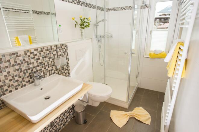 Doppelzimmer Kanzelwand Badezimmer