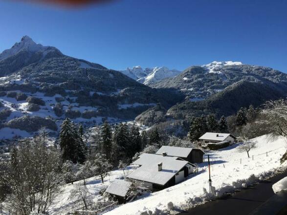 Ausblick Vandans Winter