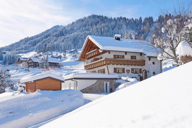 Haus Winterbild