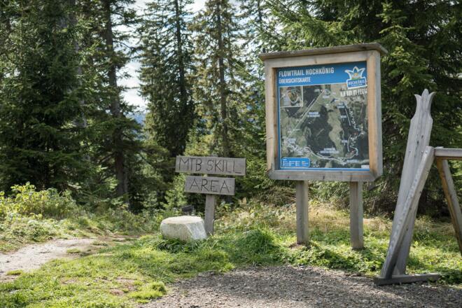 Einfahrt MTB Skill Area