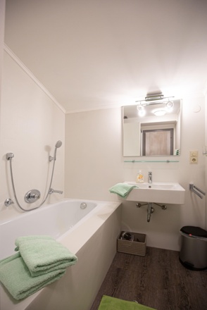 Badezimmer Ferienwohnung Steinbock