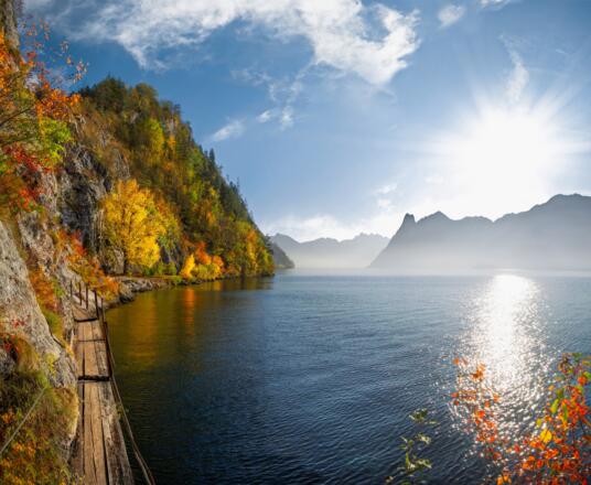Der Traunsee im Herbst - Oberösterreich