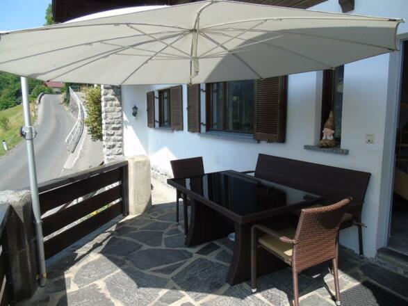 Terrasse Haus Bergblick