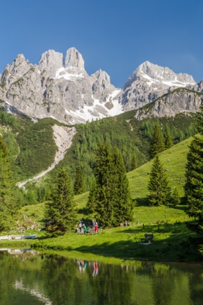 Almsee und Bischofsmütze Filzmoos