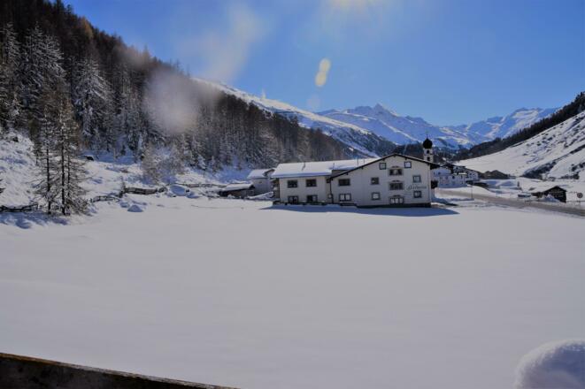 Haus Gstrein-Hausansicht Winter