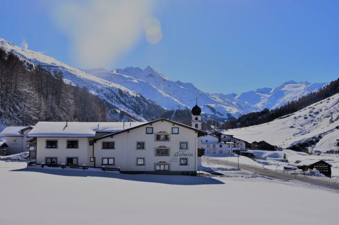 Haus Gstrein-Hausansicht Winter