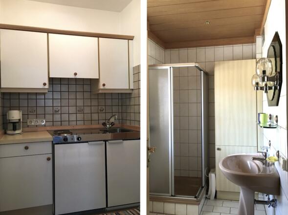 Schlafzimmer 2 inkl. Küchenecke & Badezimmer