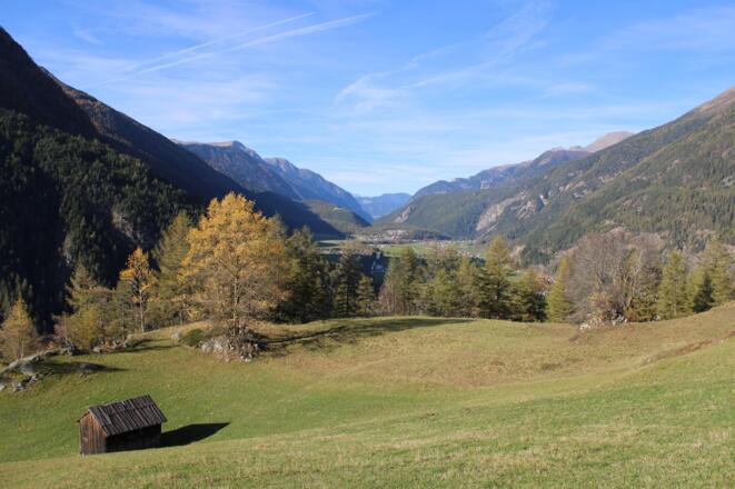 Blick nach Längenfeld