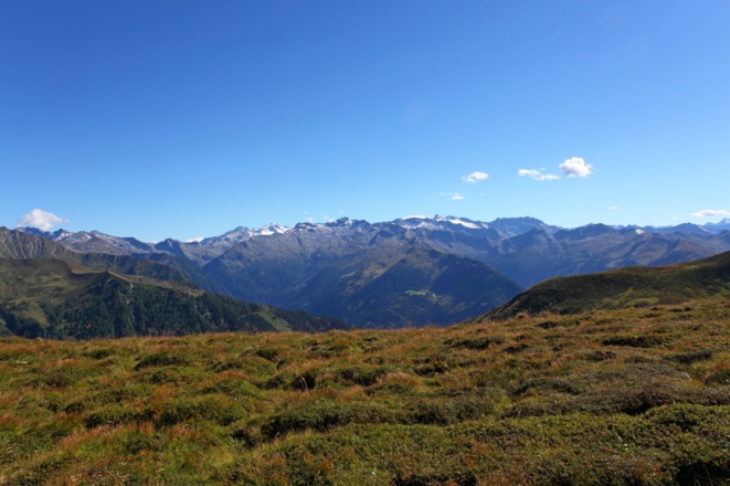 Ausblick während der Wanderung