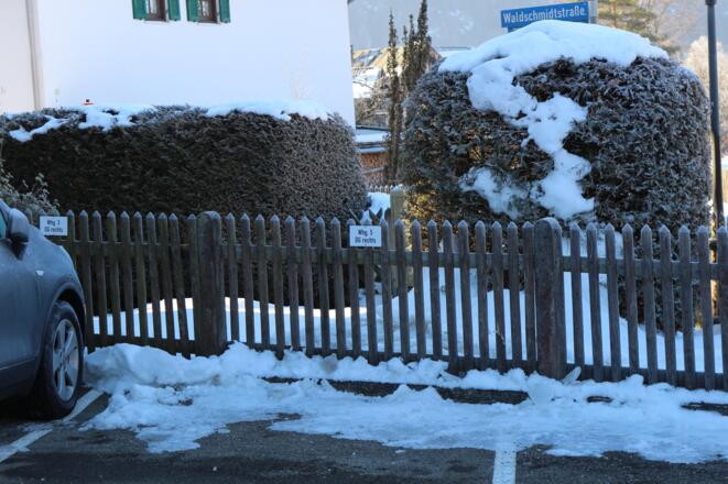 Parkplatz für den Feriengast