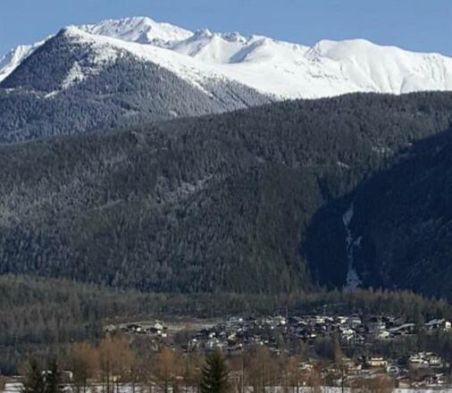 Winterimpression vom Balkon