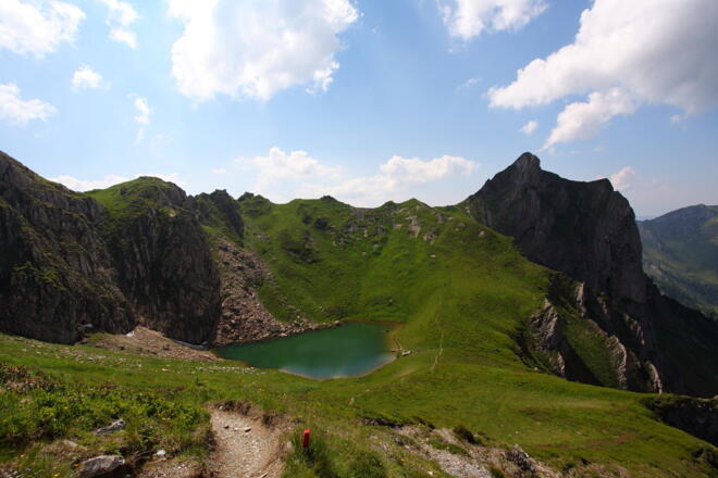 Schuhflicker mit Schuhflickersee