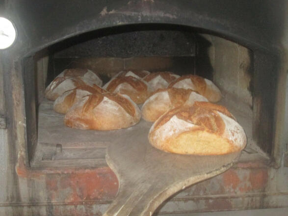 Holzhofen zum Brotbacken