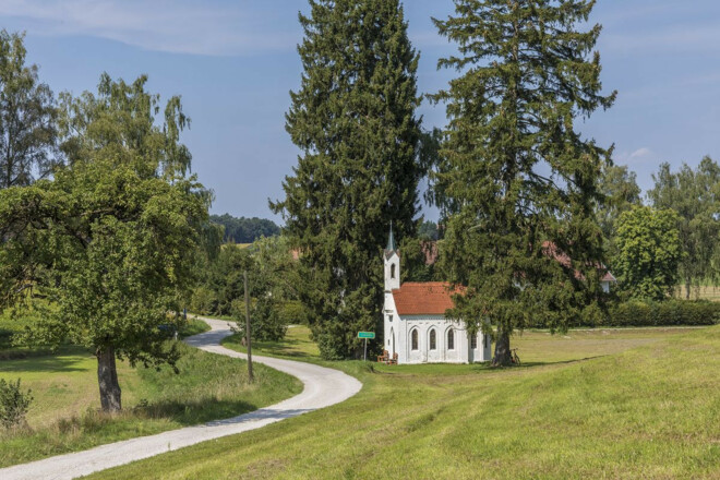 Idyllische Kappel im Xaverienthal bei Freising