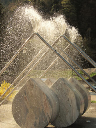 Brunnen am Kreuzbergparkplatz Weyer