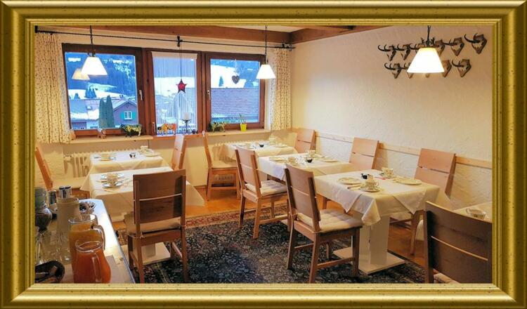 Frühstücksraum - Gästehaus Burger