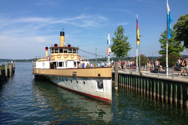 Überfahrt mit der Chiemseeschifffahrt