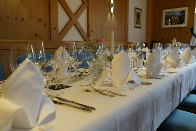 Nebenraum für Feierlichkeiten in der Westerberg Stub´n