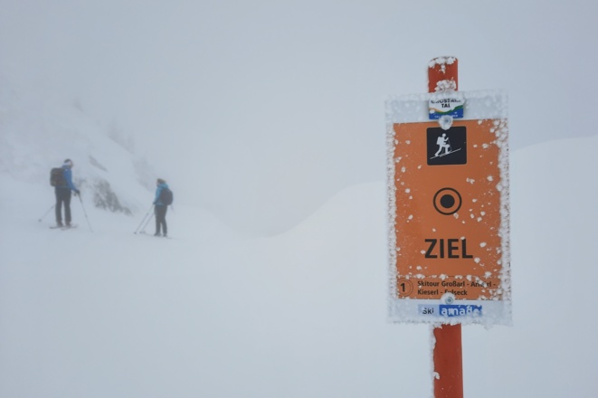 Ziel der Skitouren Route am Fulseck