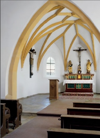 Innenansicht der Filialkirche Enghausen bei Mauern