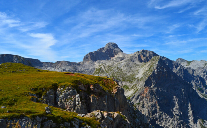 Blick vom Hirschwieskopf zum Hundstod
