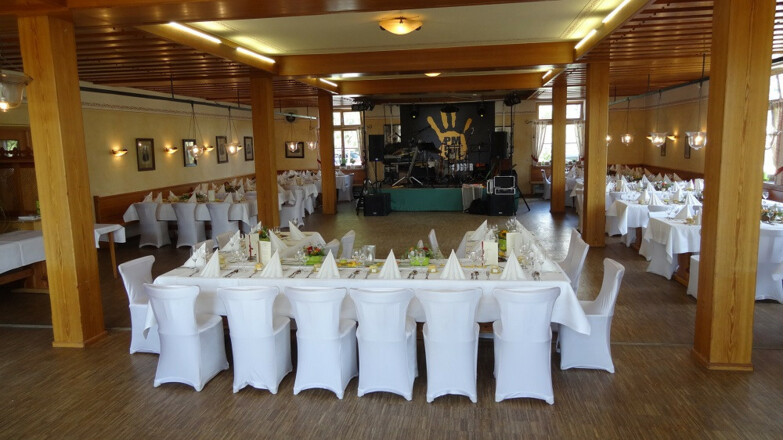 Hochzeitsaal vom Hörger Biohotel Tafernwirtschaft