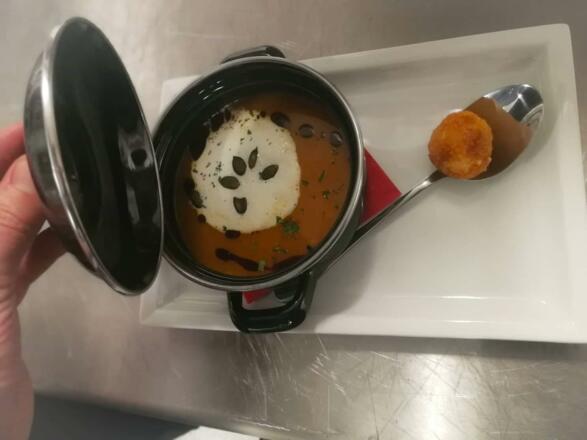 Kürbiscremesuppe