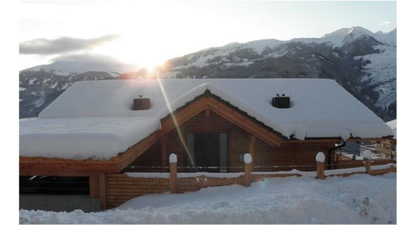Alpenchalet am Wildkogel Winter mit See 2