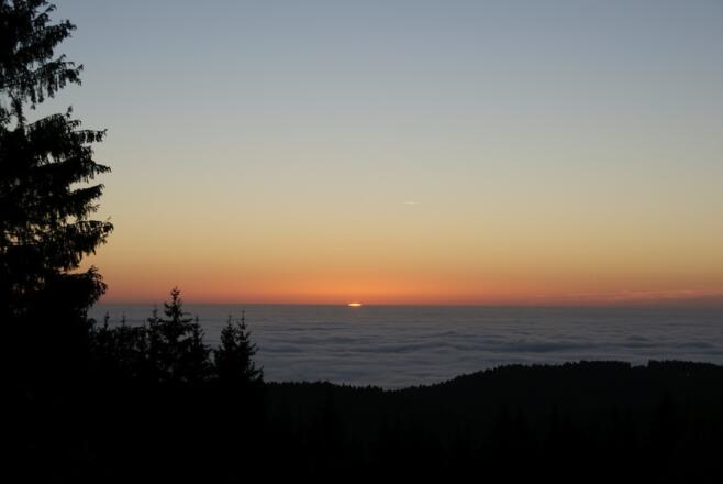 Sonnenuntergang von Hinterglashütt