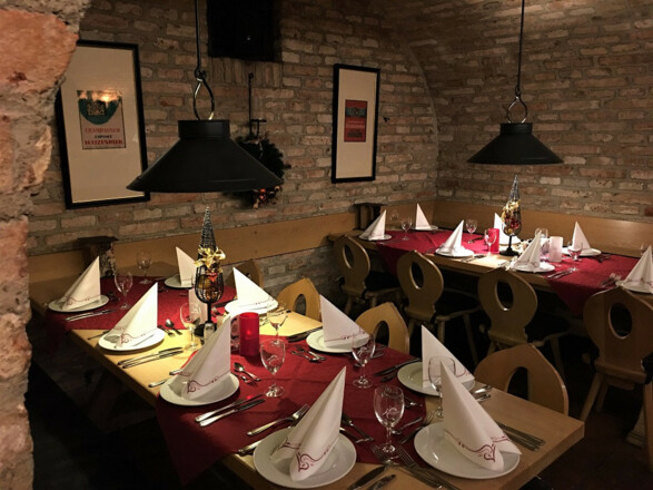 Stephanskeller im Bräustüberl Weihenstephan in Freising