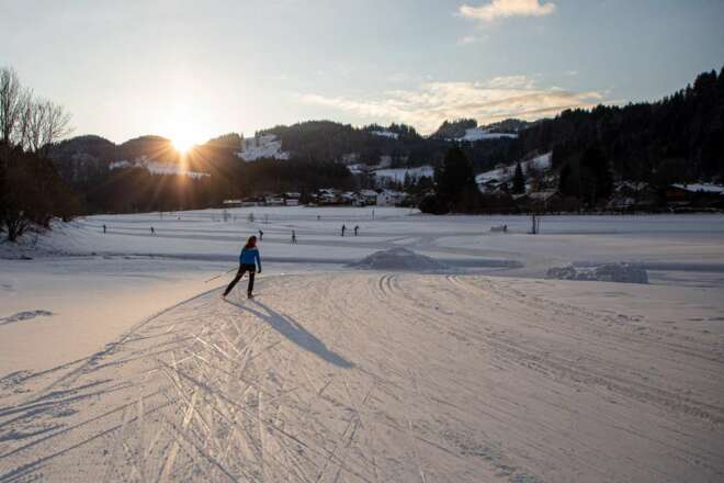 Langlaufen im Bergsteigerdorf Sachrang