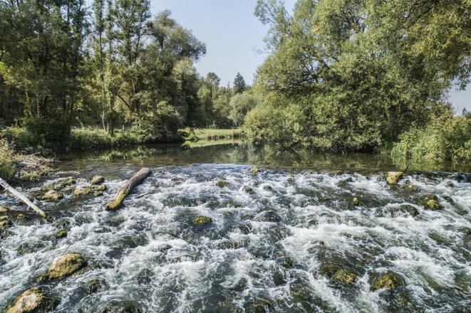 Die Amper - Ampertal zwischen Allershausen und Moosburg