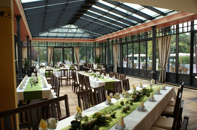 Wintergarten vom Hotel Landgasthof Hofmeier