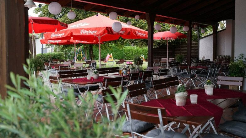 Terrasse und Biergarten der Westerberg Stub´n