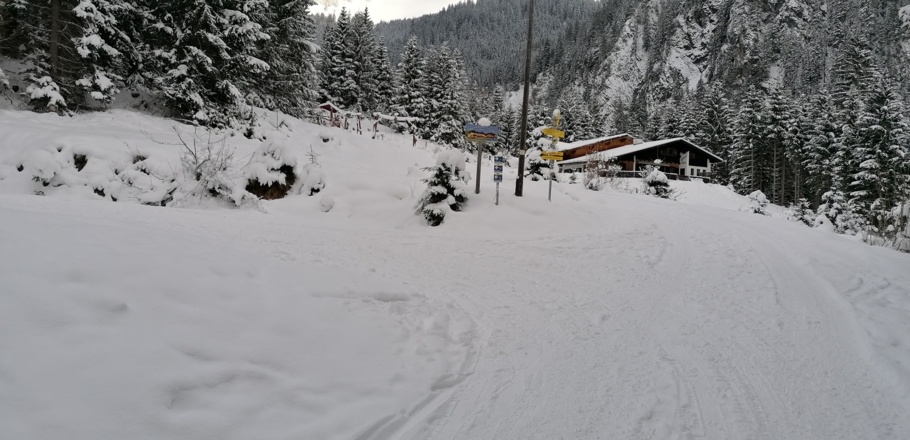 Vorbei an der Gibler Alm