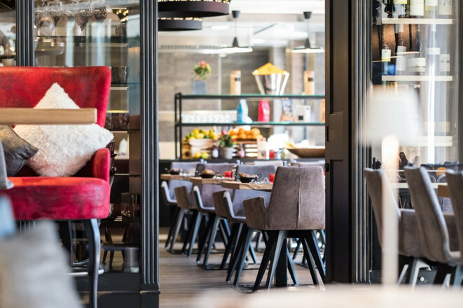 Speiseraum im Eriks Hotel in Fürholzen bei Neufahrn