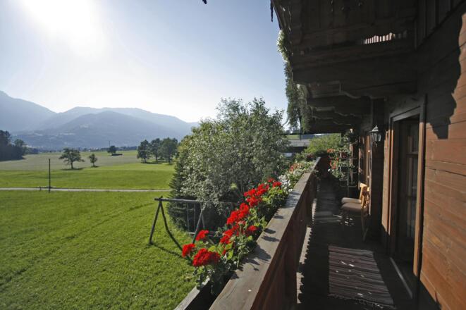 Blick vom Balkon