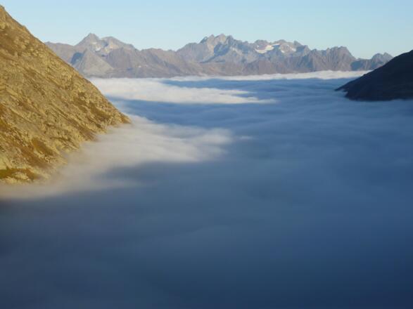 Wolkenmeer am Timmelsjoch