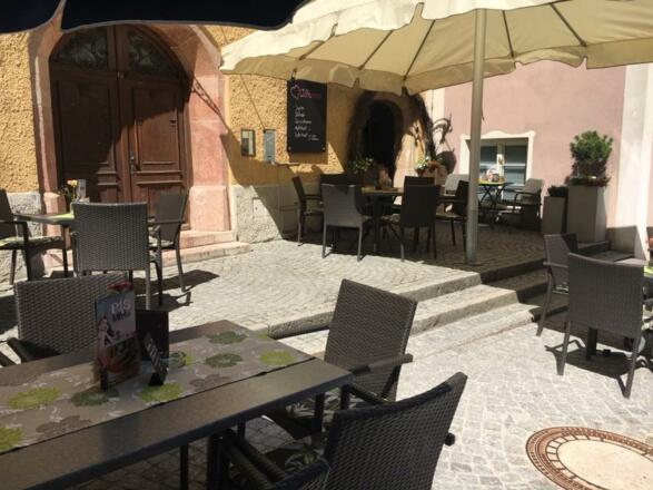 Terrasse im Sommer