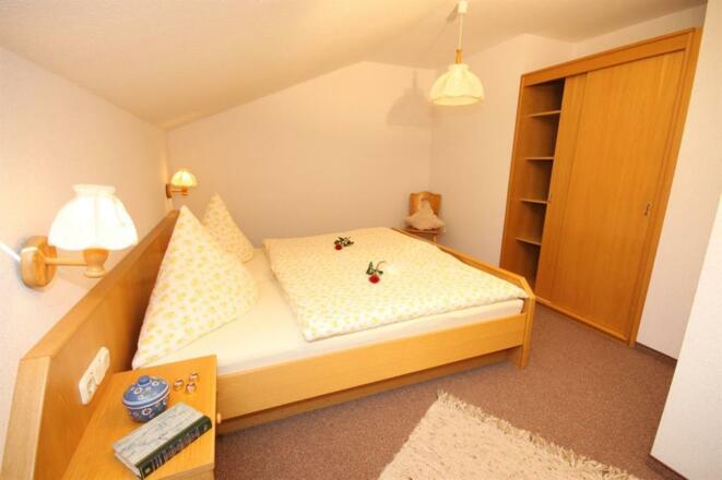 Schlafzimmer der Ferienwohnung