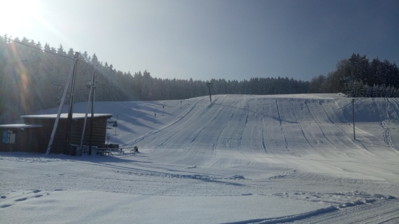 Piste des Skigebietes Hanslmühle