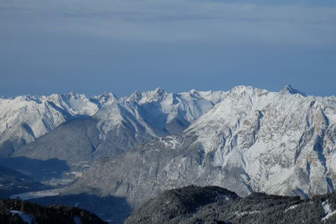 Ausblick Skigebiet Hochoetz