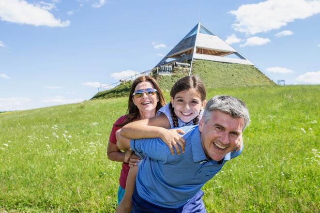 Panoramablick Pyramide Etzing | Sauwaldpanoramastraße