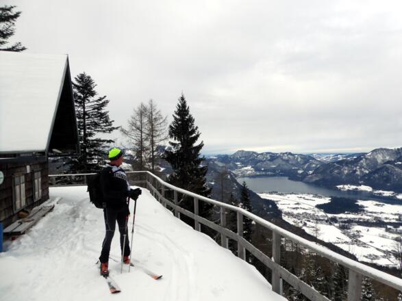 Bleckwandhütte im Winterschlaf.