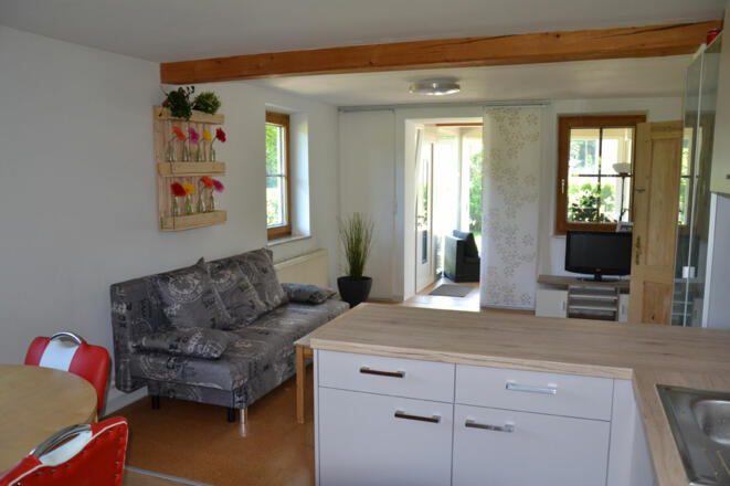 Wohnzimmer und Küche